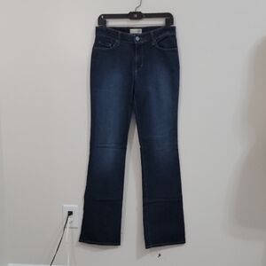 David Kahn Dark Indigo Boot Cut Jeans Size 8